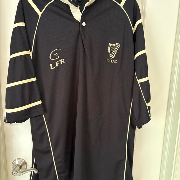 LF Other - Live For Rugby (LFR) Men's Black Rugby Shirt